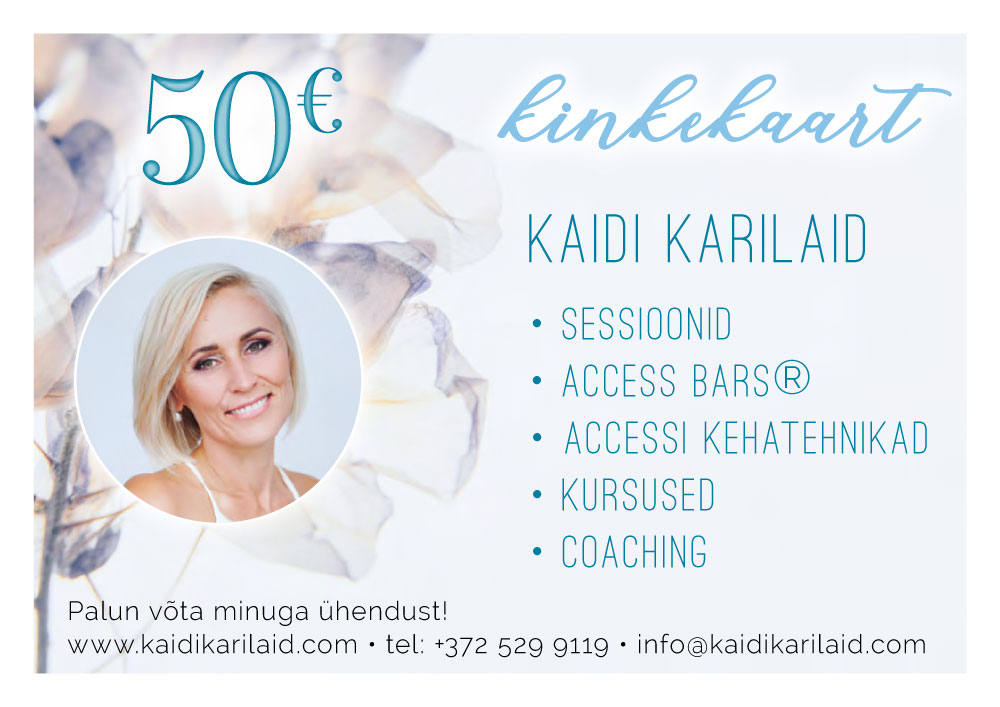 Kaidi Karilaid kinkekaart 50 eur